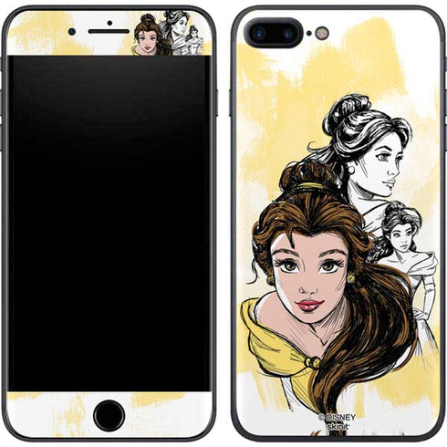 Disney Princess Belle Sketch iPhone 8 Plus Skin